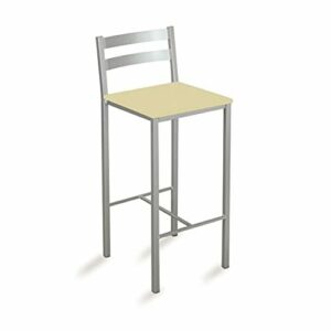 ASTIMESA TACFBE Taburete Alto de Cocina con Franjas horizon…