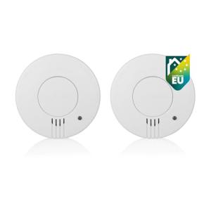 Smartwares Juego de 2 detectores de Humo- Sensores ópticos…
