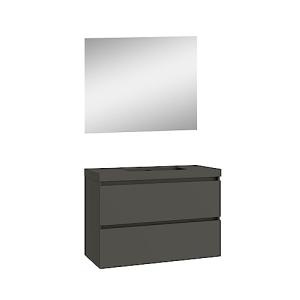 Baikal Mueble de Baño Unicolor. Conjunto de Baño de 2 Cajon…