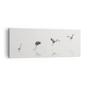 ARTTOR Lienzos decorativos Vuelo Ave Garza Cuadro Sobre Lie…