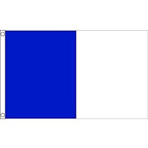 AZ FLAG - Bandera Azul Y Blanco - 150x90 cm - Bandera Dos C…