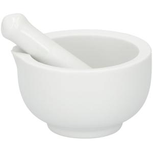 Alpina Trituradora de mano de mortero y mortero de porcelan…