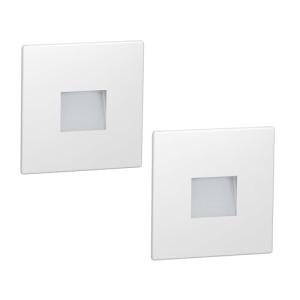 ledscom.de 2 LED luz de escalera/luz de pared empotrada FOW…