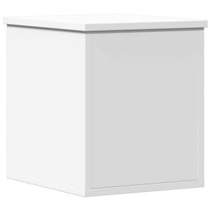 vidaXL Caja de almacenaje madera de ingeniería blanco 30x35…