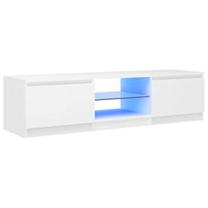 vidaXL Mueble para TV con Luces LED Soporte Mobiliario Apar…