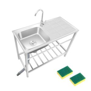 Portatil Fregadero Exterior Jardin Comercial Fregadero 75cm…