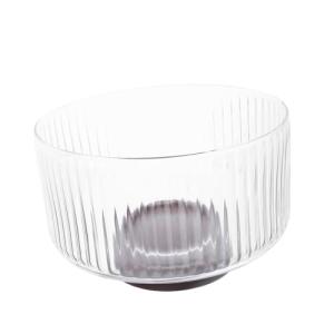 DOITOOL Bol De Vidrio Transparente con Base Plato De Frutas…