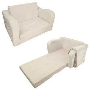 Sofá de Espuma para Niños con Manta, Sofá Convertible 2 en…