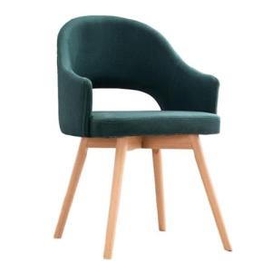 VENYAA Sillas de Comedor, Silla Tapizada Moderna con Brazo…
