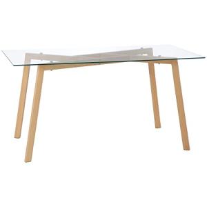 HOMCOM Mesa de Comedor para 6 Personas Mesa de Cocina Moder…