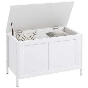 HOMCOM Baúl de Almacenaje para Dormitorio 95 L Banco de Alm…