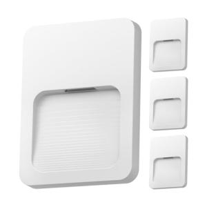 ledscom.de 4 LED aplique/luz de escalera STUFO para exterio…