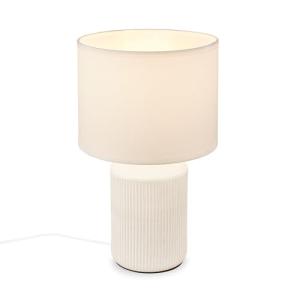 BRILONER- Lámpara de Mesa con Pantalla de Tela, Interruptor…