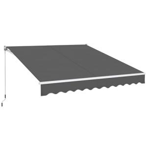 Yaheetech Toldo Manual Retráctil 300x250cm con Manivela de…