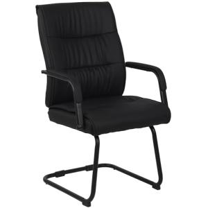 CLP Silla Estilo Cantilever Sievert Tapizada En Cuero Sinté…