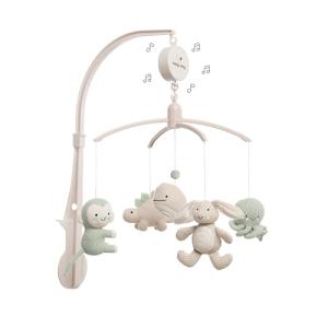 Baby's Only - Móvil Musical Baby Animals - Con figuras teji…