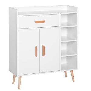 HOMCOM Aparador Buffet Armario Gabinete Consola Mueble Mult…