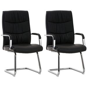 CLP Set De 2 Sillas Cantilever Caro En Polipiel I Pack De 2…