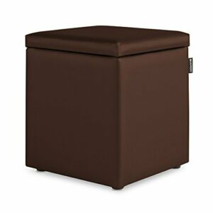 HAPPERS Puff Cubo Arcón Polipiel para Salón o Dormitorio Ma…