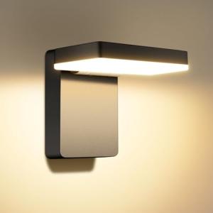ledmo 60W LED Aplique de Pared Exterior Interior 180 ° Plie…