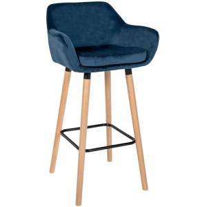 CLP Taburete de Bar Grant con Funda de Terciopelo I Taburet…