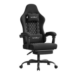 WOLTU Silla Gaming Ergonómica, Silla Oficina con Soporte Lu…