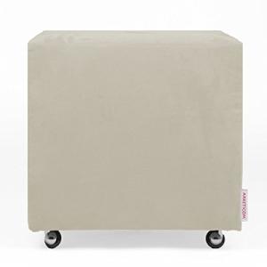 Arketicom - Puf cúbico modelo Uills con funda de microfibra…