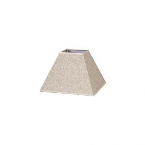 Pantalla de lámpara E27 de lino beige 25x11x18 cm, ideal pa…