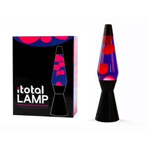 I-TOTAL -Lámpara de lava iluminante colorada (Azul/Fucsia)