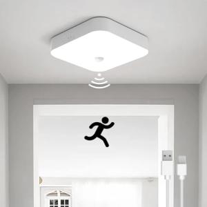 Toowell Lámpara LED de techo con detector de movimiento, 50…