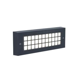 FORLIGHT Netz aplique exterior rectangular Negro LED Blanco…