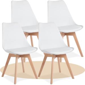 Dekohome Pack de 4 Sillas de Comedor, Sillas de Cocina con…