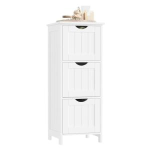 WOLTU Armario Baño de 3 Cajones, Cajonera de Baño, Mueble B…