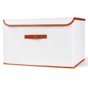 JYMSNHMY Caja de almacenamiento plegable con tapa, cubo dec…
