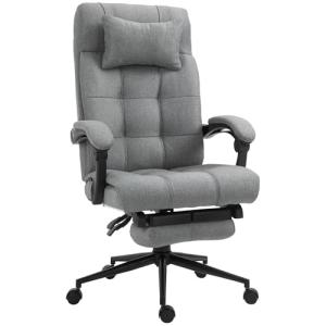 Vinsetto Silla de Oficina Reclinable Silla de Escritorio Gi…