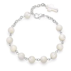Mondo Cattolico - Pulsera rosario religiosa con Cuentas de…