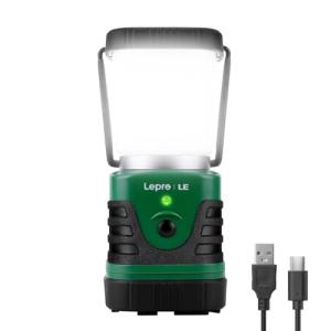 Lepro Linterna de Cámping LED Recargable, Luz de Cámping 10…