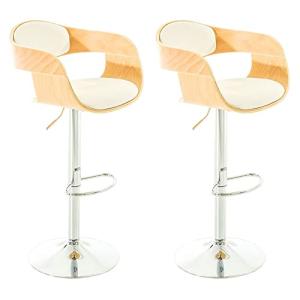 Set 2X Taburetes de Bar Kingston en Cuero Sintético I 2X Ta…