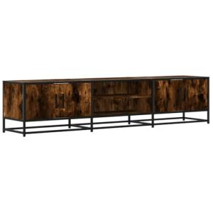 vidaXL Mueble para TV Madera de ingeniería Roble Ahumado 18…