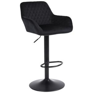 ralex-chair Juego de 1 taburetes de bar giratorios de tela…
