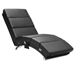 CASARIA Diván Chaise Longue XXL Tumbona Masaje Relax Calent…