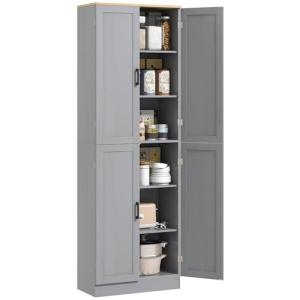 HOMCOM Alacena de Cocina Armario de Cocina Mueble Auxiliar…