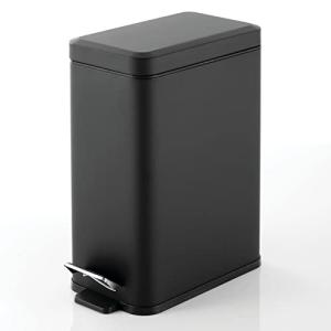mDesign Cubo de basura rectangular con capacidad de 10 litr…