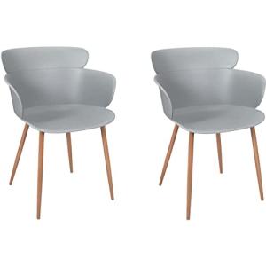 THE HOME DECO FACTORY Gris Lorens-Lote de 2 sillones (60 x…