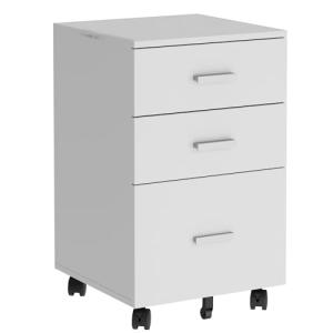 sogesfurniture Armario archivador con 3 cajones de madera p…