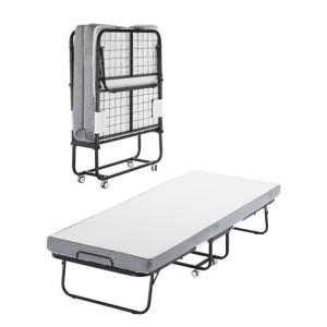 VEVOR Cama Plegable de 790 x 1900 x 396 mm con Colchón de 1…