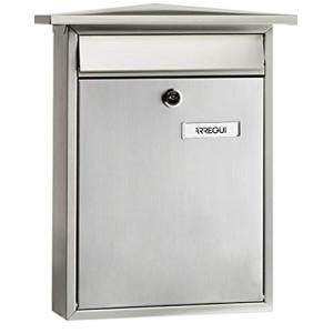 ARREGUI Home E5717 Buzón Exterior de Acero Inoxidable, Tama…