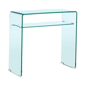 MF - Mesa Consola Recibidor Canada (SU) de Cristal Curvado…