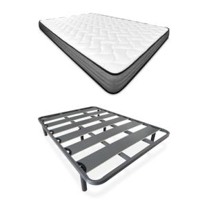 Homey - Cama Completa con Colchón Andrea Reversible (Cara I…