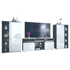 Vladon Mueble de Pared Davos para Sala de Estar, Compuesto…
